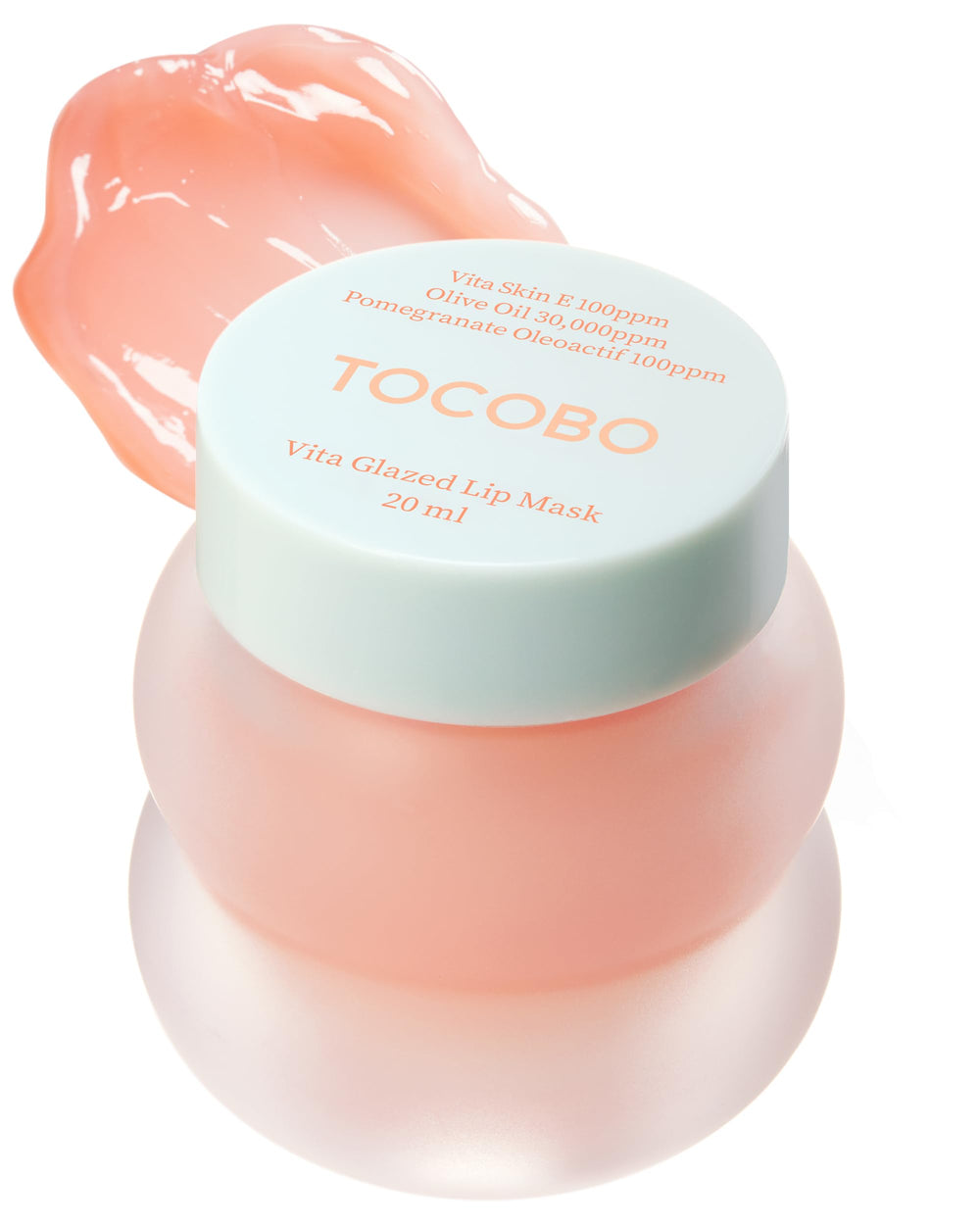 TOCOBO Vita Glazed Lip Mask packaging for overnight moisture and vegan lip care