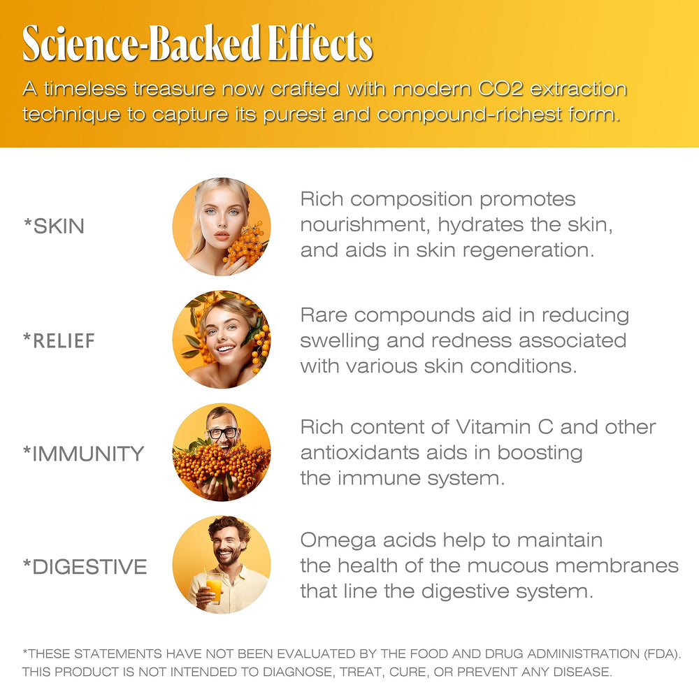 TODICAMP Sea Buckthorn Oil dietary use — gentle supplement for digestive wellness.