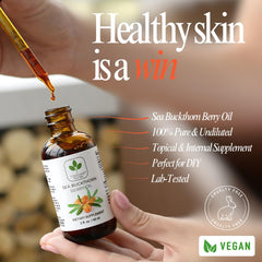 TODICAMP Sea Buckthorn Oil label — organic, unrefined extract with natural color.