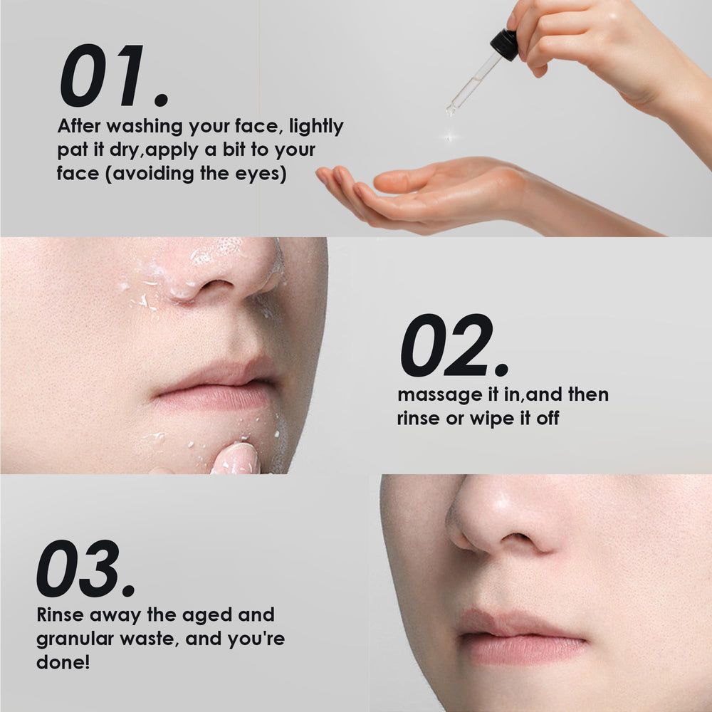 TOGOLIUN Daily routine use with steps image demonstrates easy application.