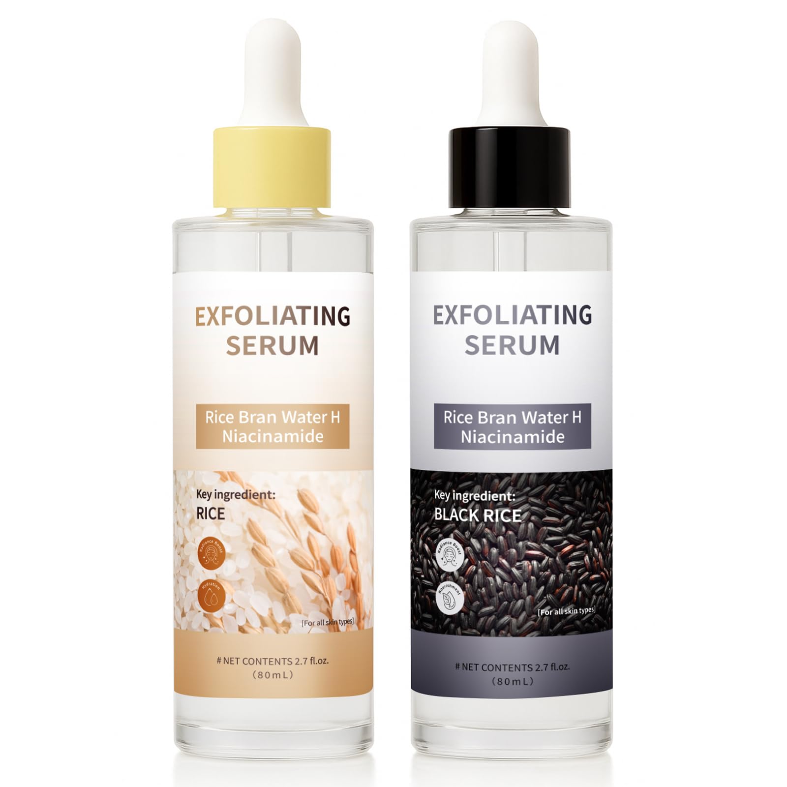TOGOLIUN Peel Shot Glow Ampoule Duo front view reveals brightening and exfoliating benefits.