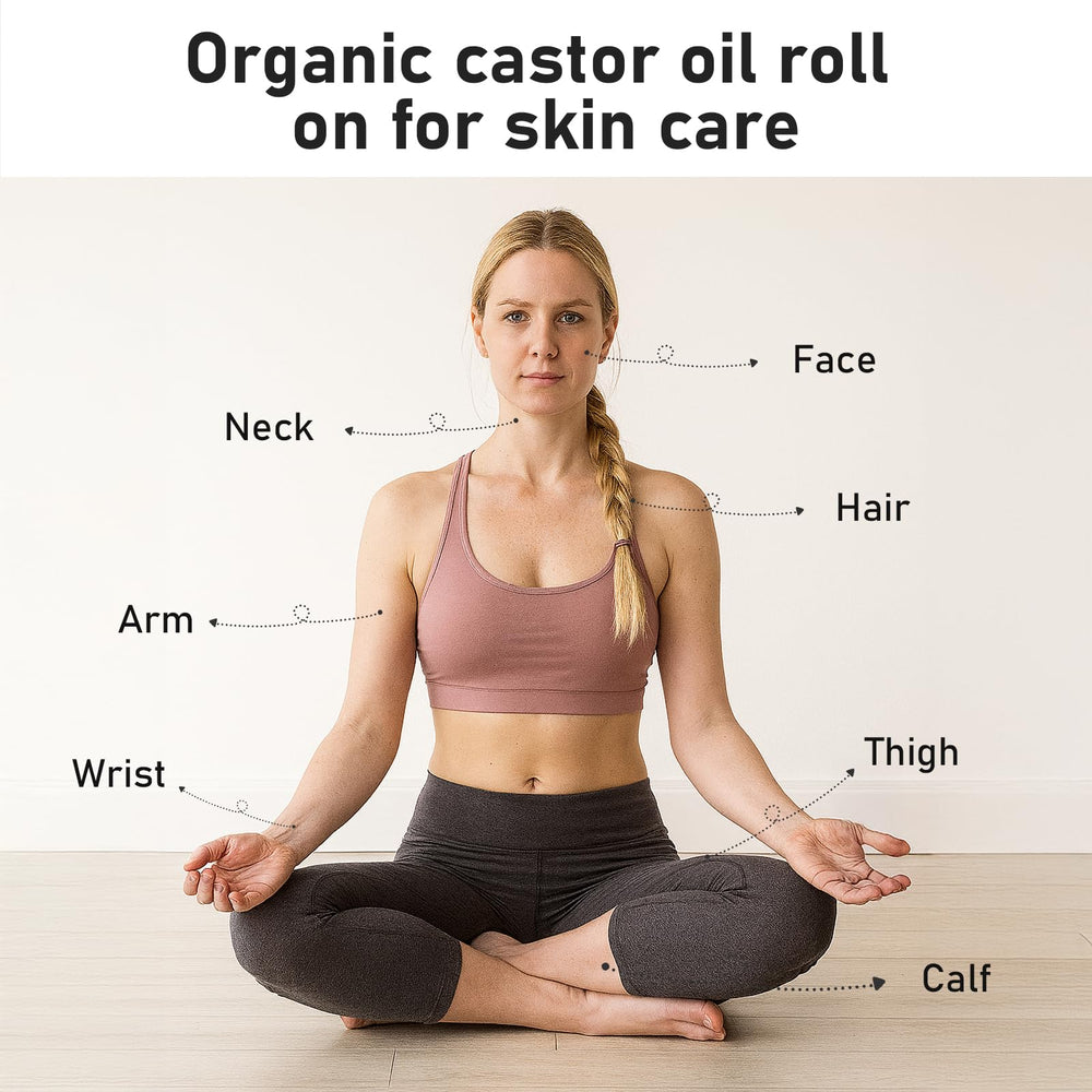TOGOLIUN rose quartz roller-ball close-up for precise application and self-care ritual.
