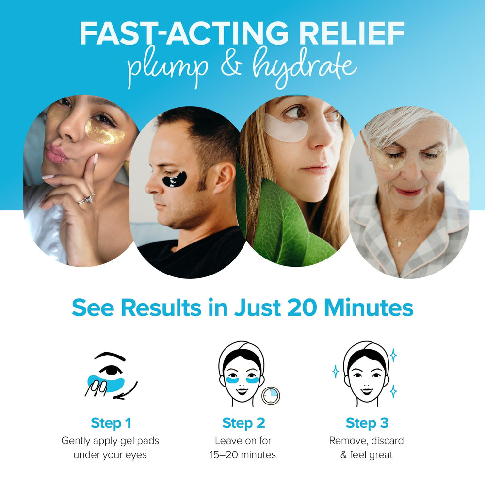 ToGoSpa Ice Water EYES at-home use scene with refreshed-looking eyes.