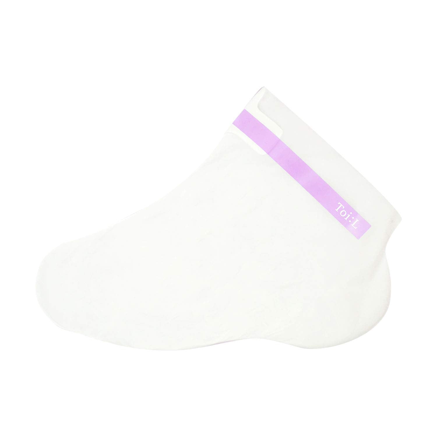 TOI:L overnight foot care scene suggests relaxing self-care after a long day.