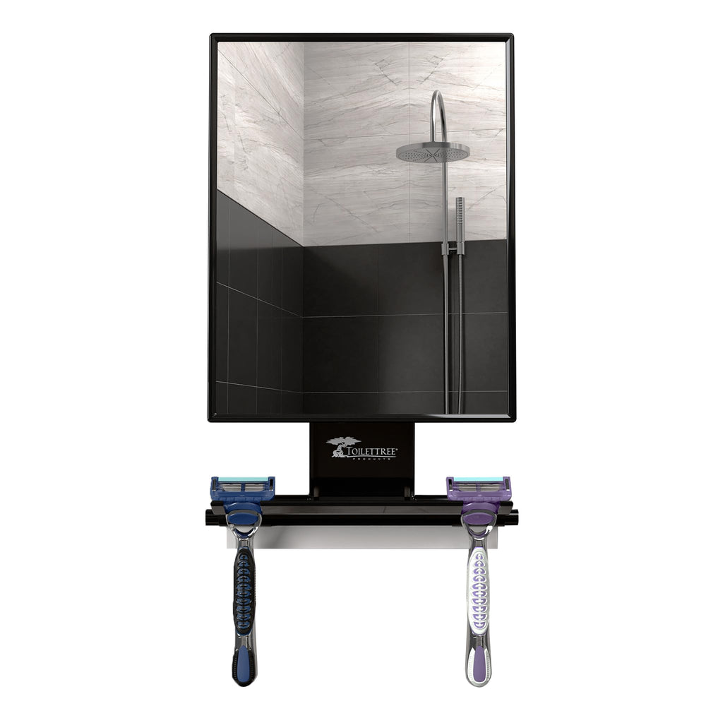 ToiletTree Fogless Shower Mirror is easy to install and adjust