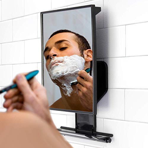 ToiletTree Fogless Shower Mirror lets you shave in the shower without fog