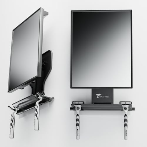 ToiletTree Fogless Shower Mirror uses a water chamber for fog control
