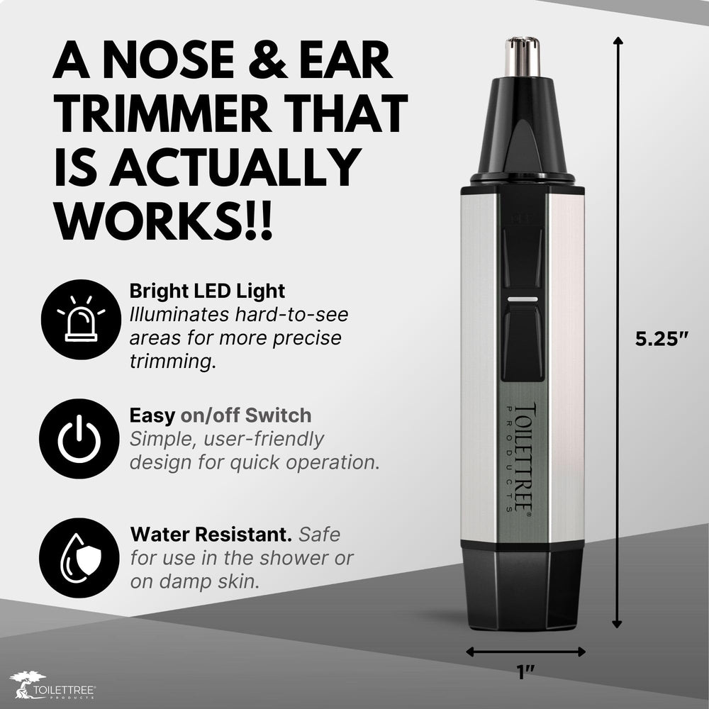 ToiletTree Nose Hair Trimmer compact grooming tool ideal for travel