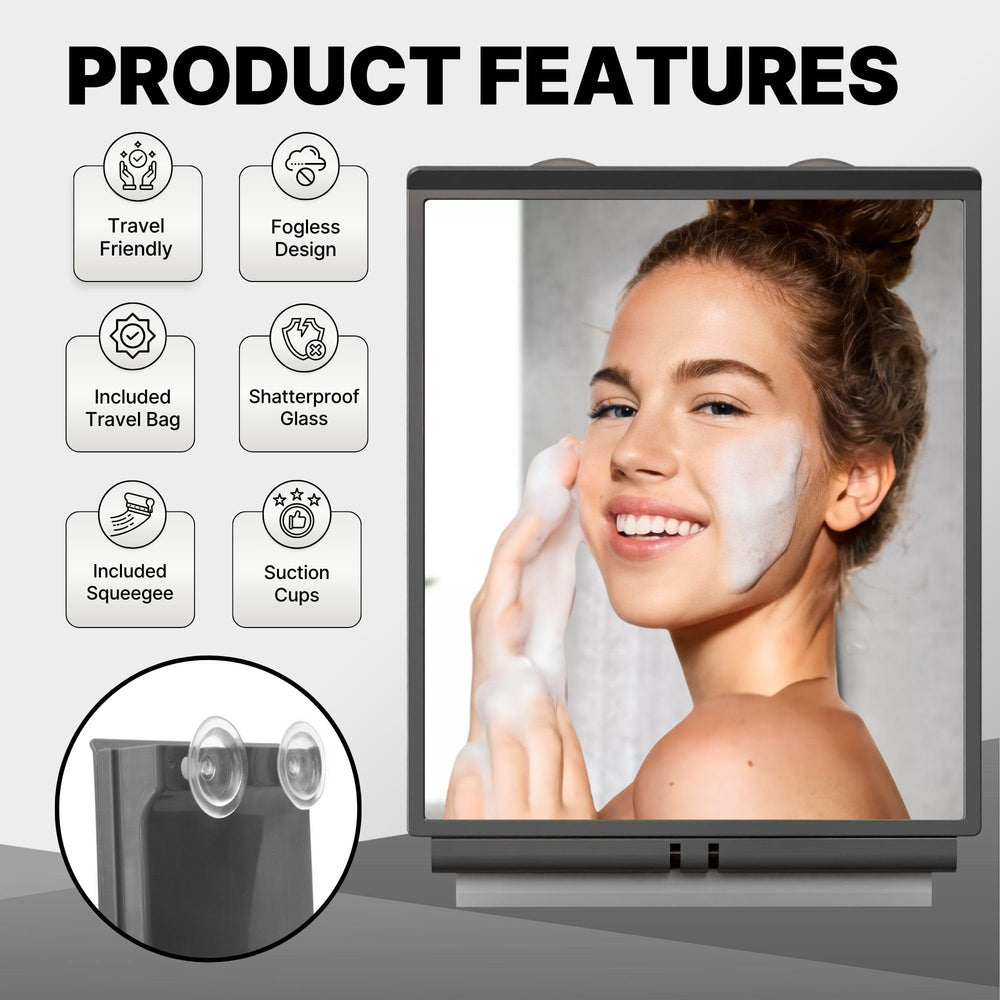 ToiletTree Rustproof Mirror resists moisture for long-lasting bathroom use.