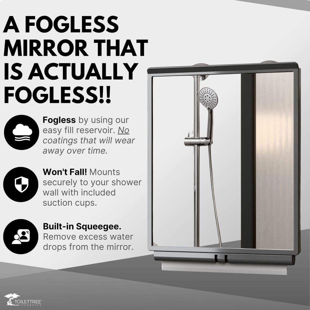 ToiletTree Travel Bag stores the mirror compactly for hotels or trips.