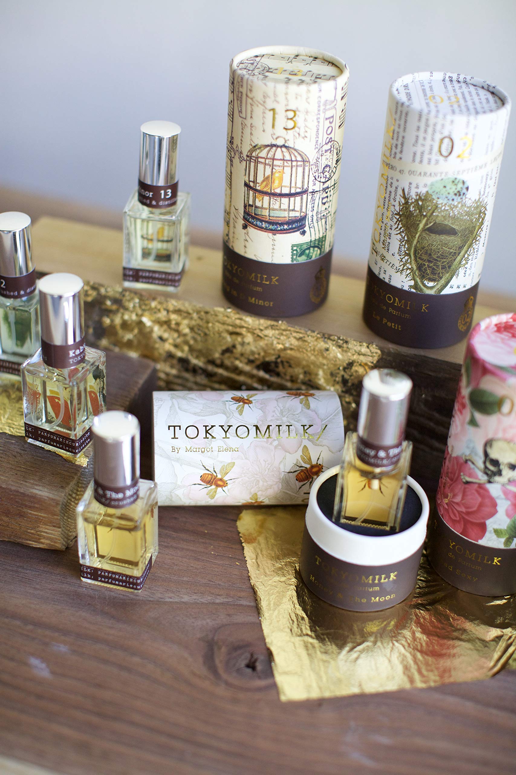 TOKYOMILK Let Them Eat Cake packaging with vintage cake label—premium gifting appeal