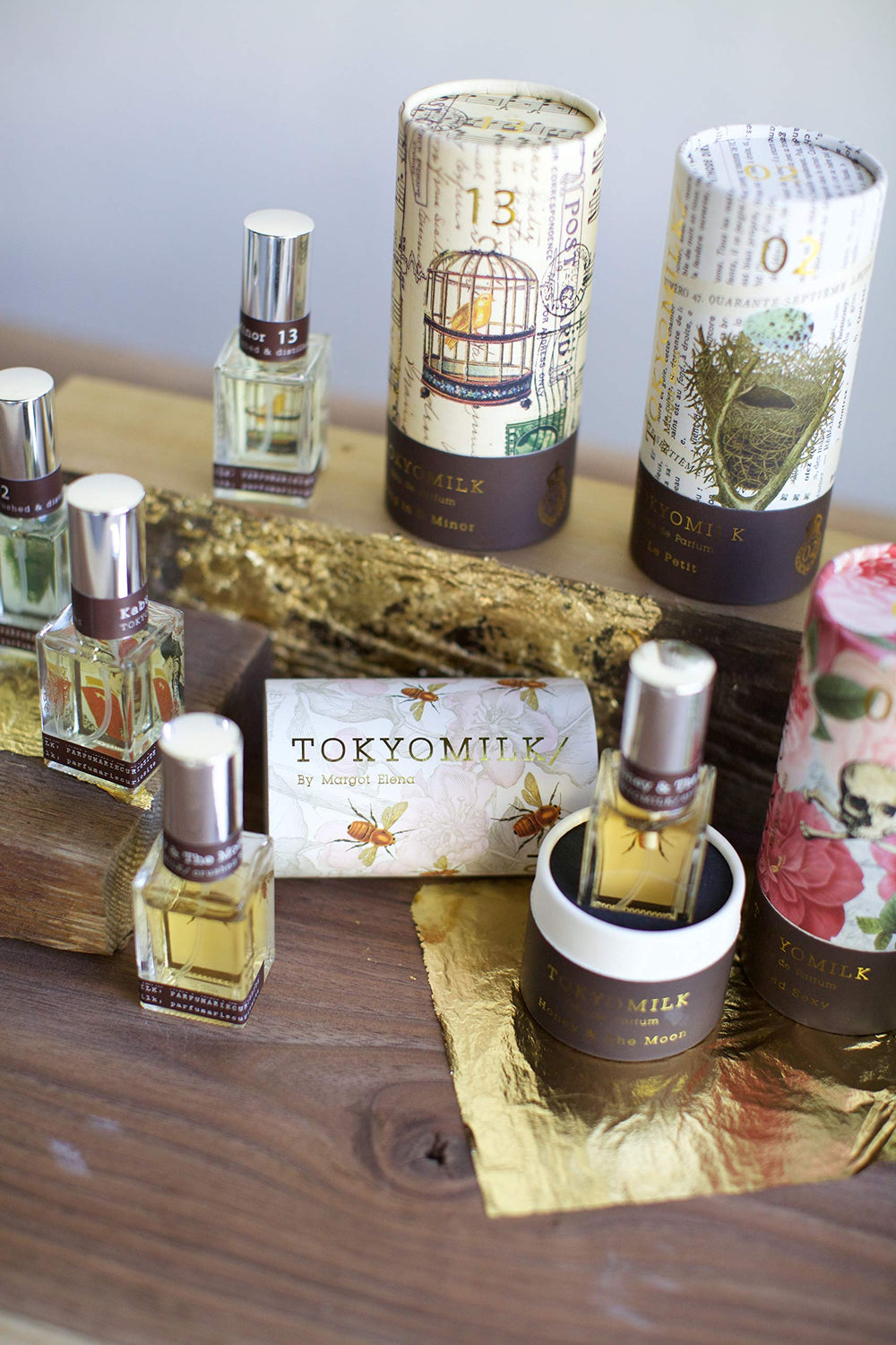 TOKYOMILK Let Them Eat Cake packaging with vintage cake label—premium gifting appeal
