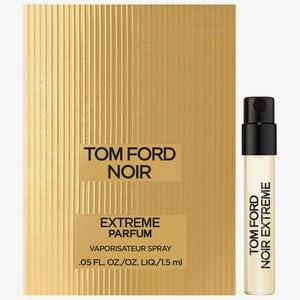 Tom Ford Noir Extreme Parfum travel spray bottle for on-the-go luxury fragrance.