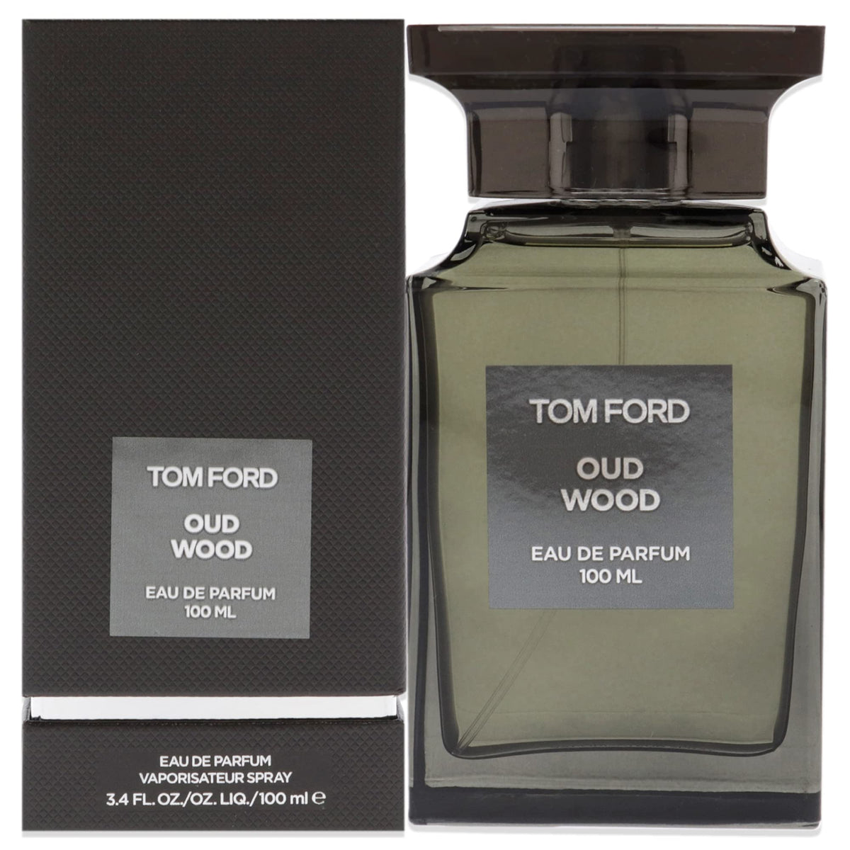 Tom Ford Oud Wood EDP bottle close-up for refined evening scent