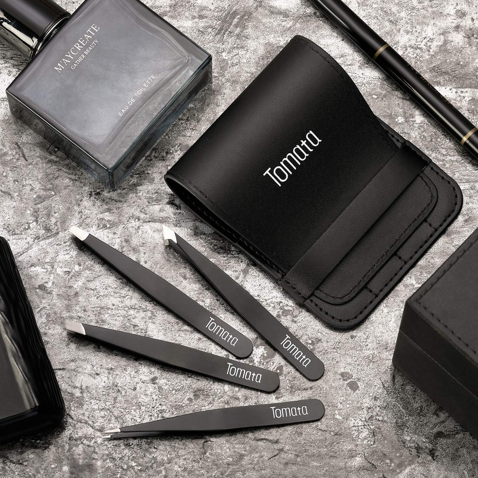 Tomata tweezers protective cap guards tips to extend tool life.