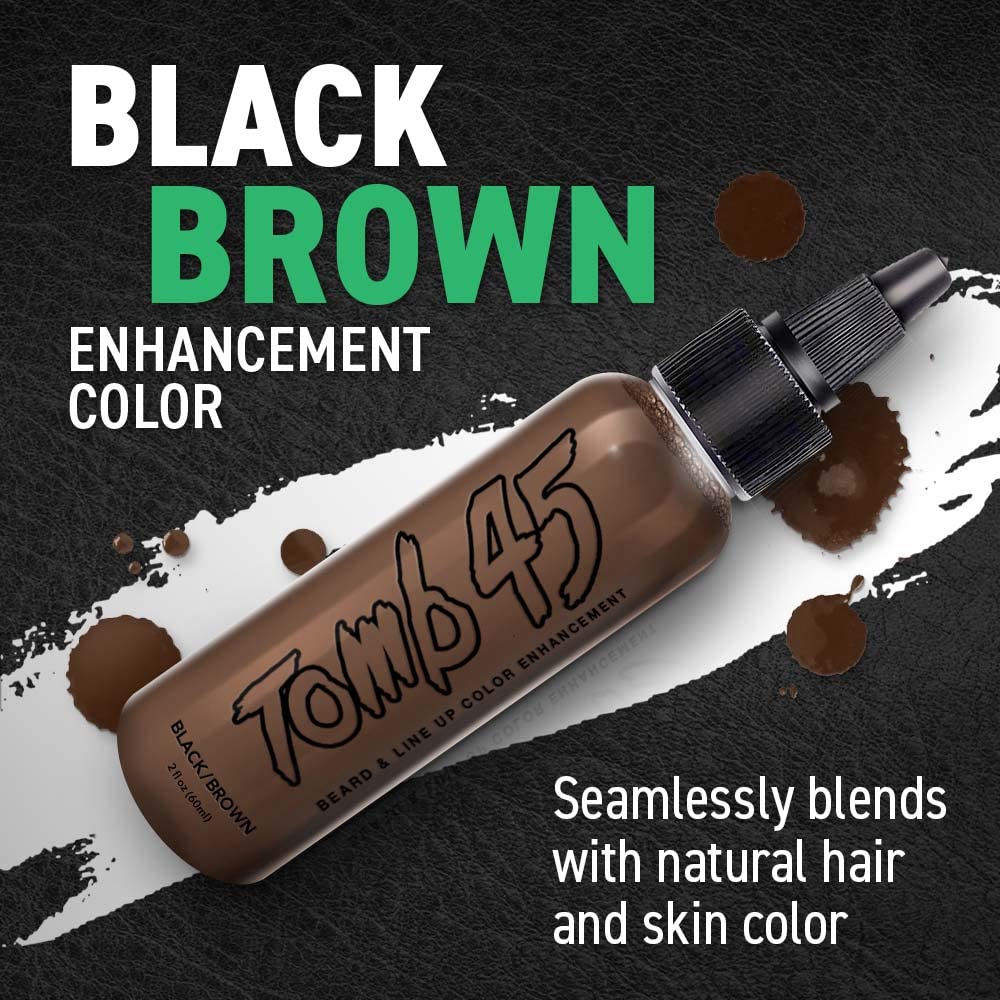 Tomb45 waterproof longwear finish on hairline and beard.