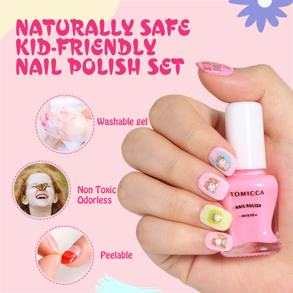 TOMICCA peel-off formula lets quick removal without harsh removers.