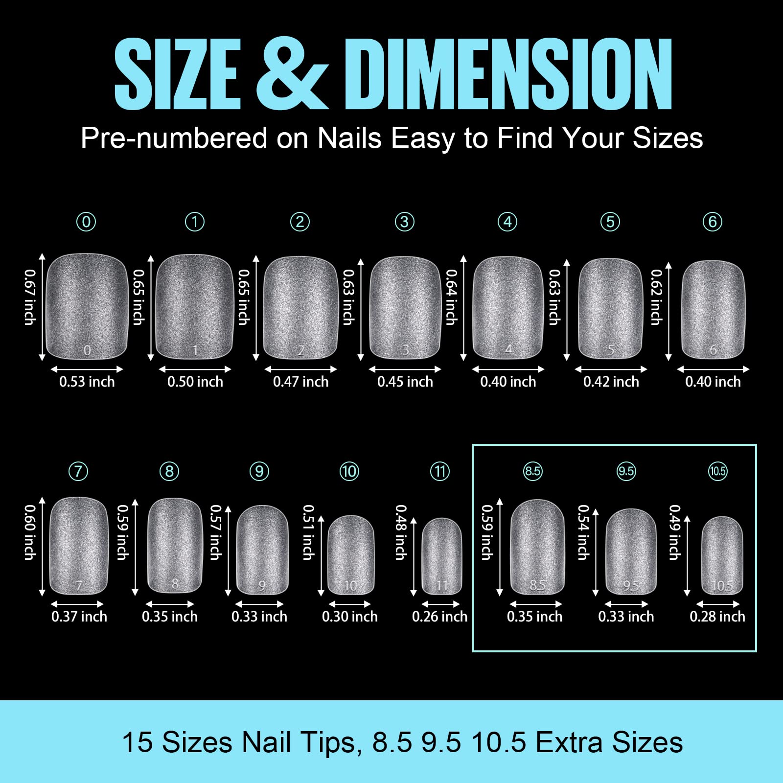 TOMICCA nail tips for home DIY setup enable quick art projects.