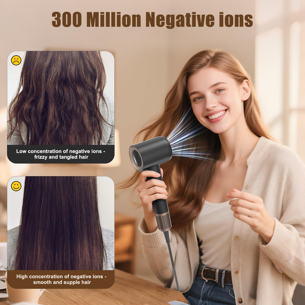 Tomler diffuser with nozzle enables even curls and reduced heat damage.