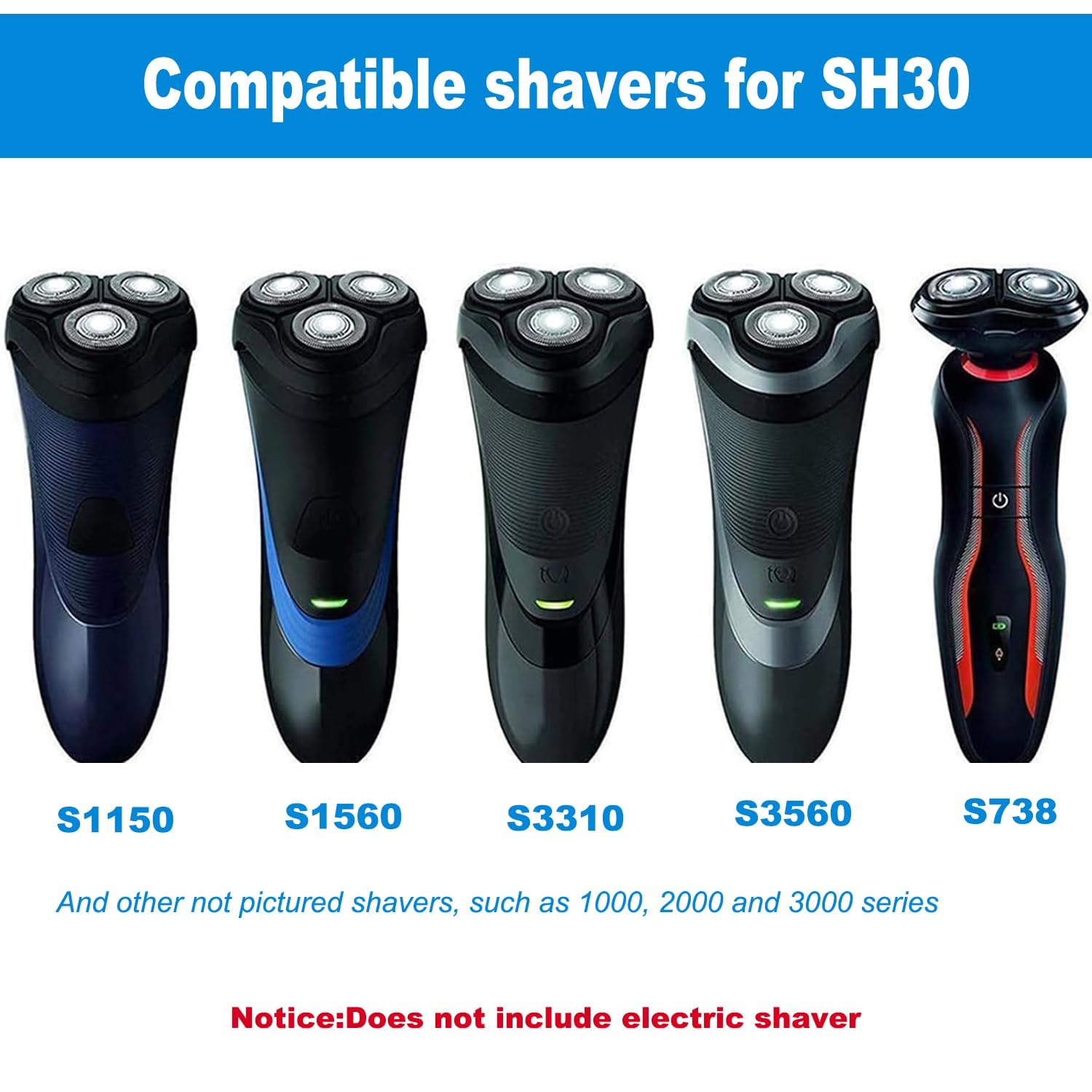Tomorrow will be better SH30 pack with foil and cutter demonstrates durable replacement for Philips shavers.