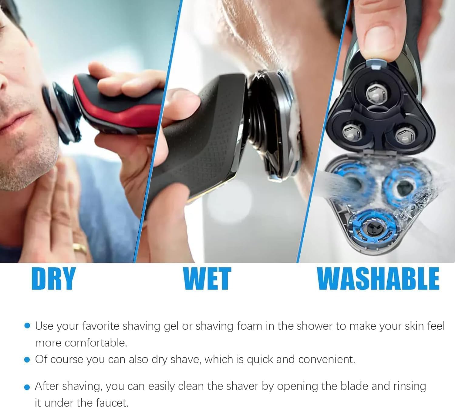 Tomorrow will be better SH50 head after-install oiling demonstrates smoother shave