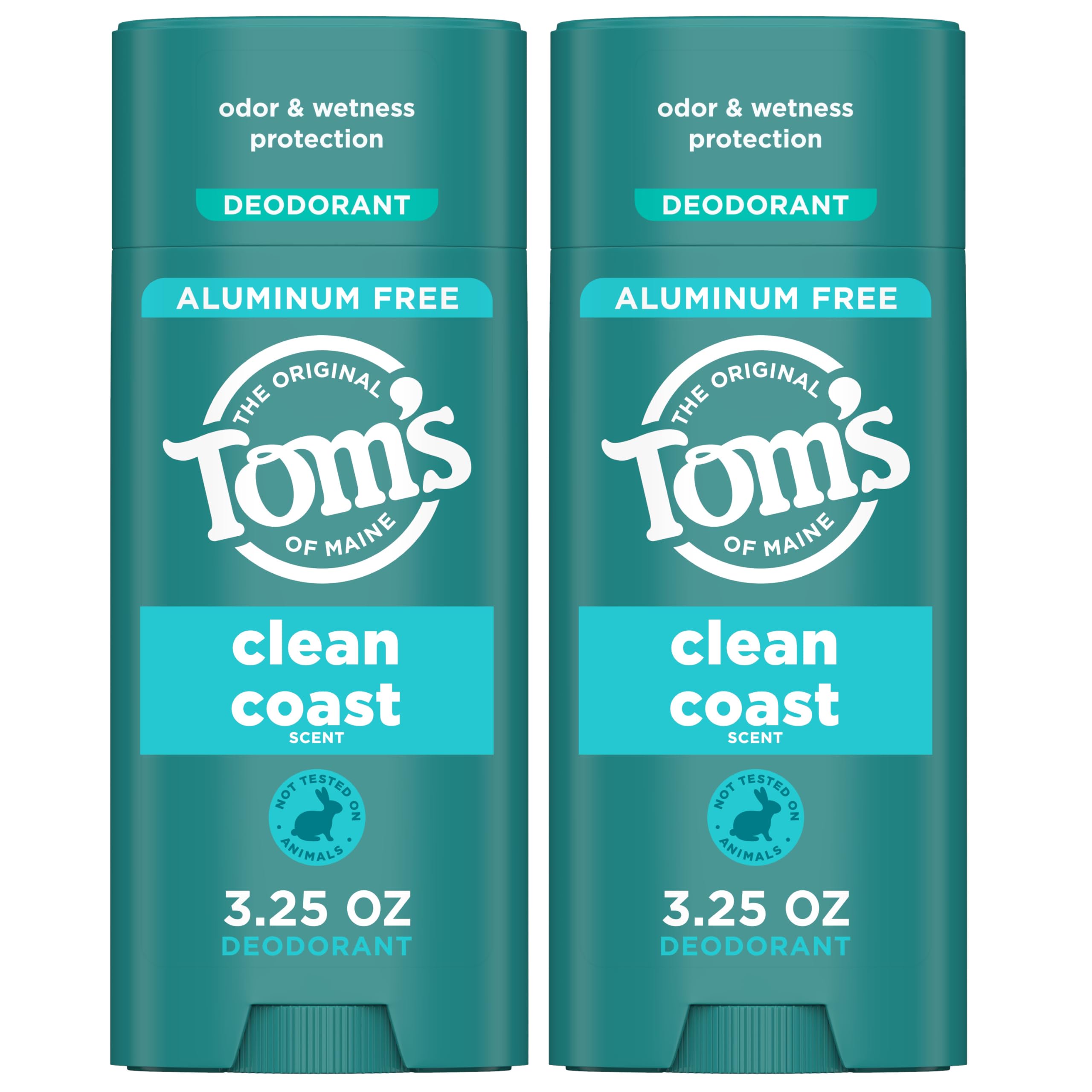 Tom's of Maine Clean Coast deodorant glide provides smooth, confident application.