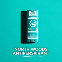 Tom's of Maine North Woods underarm application demonstrating smooth glide