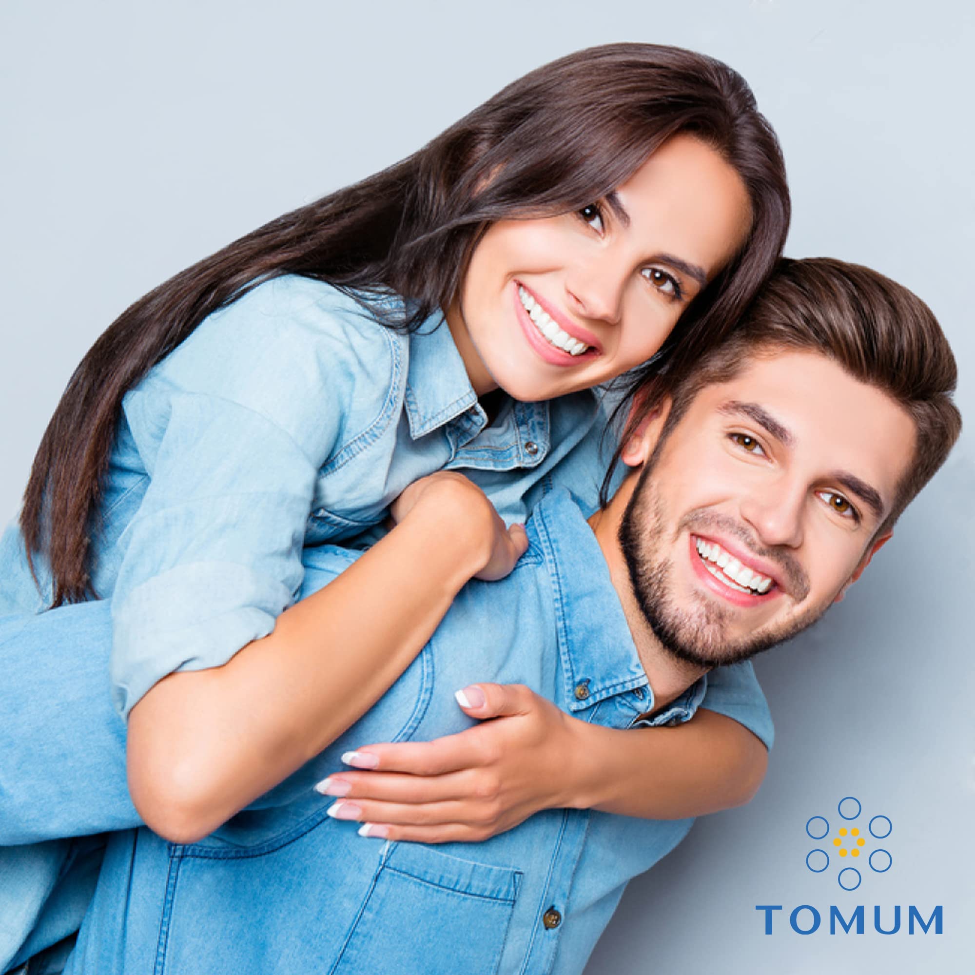TOMUM Minoxidil spray full bottle imagery signals ongoing treatment