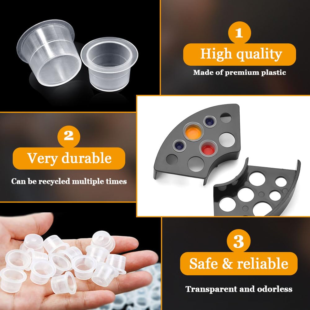 Tonbao disposable pigment caps make cleanups quick and hygienic.