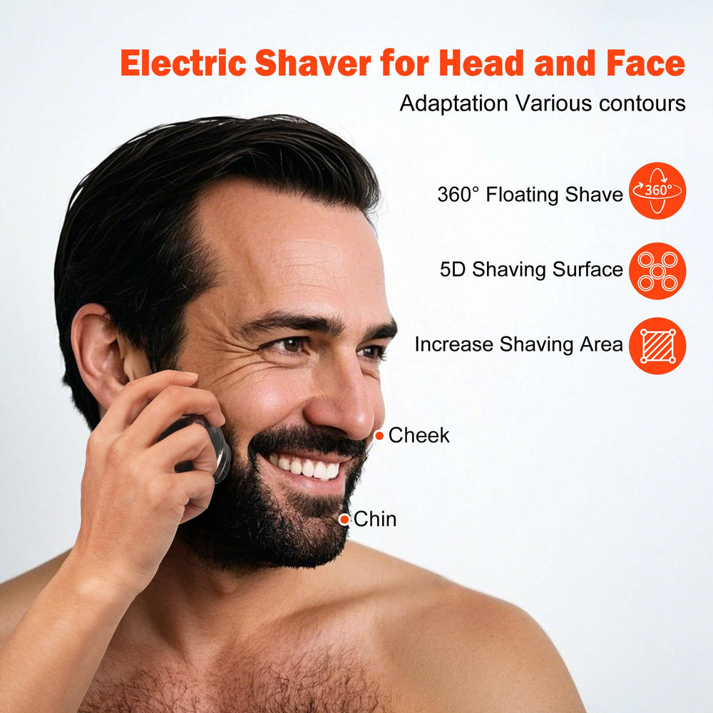 Toncoke shaver shown charging via USB-C for long cordless use