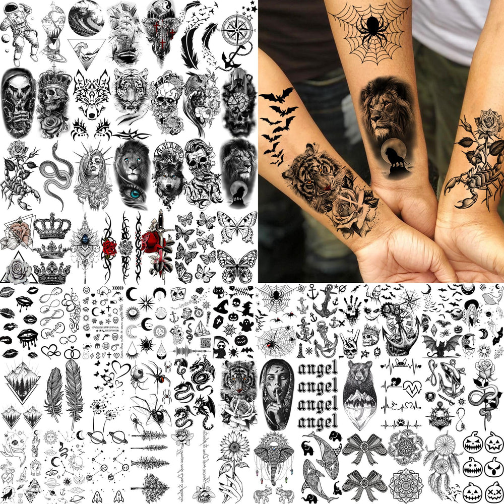Toneoldshu small designs bulk tattoos for kids and adults fun