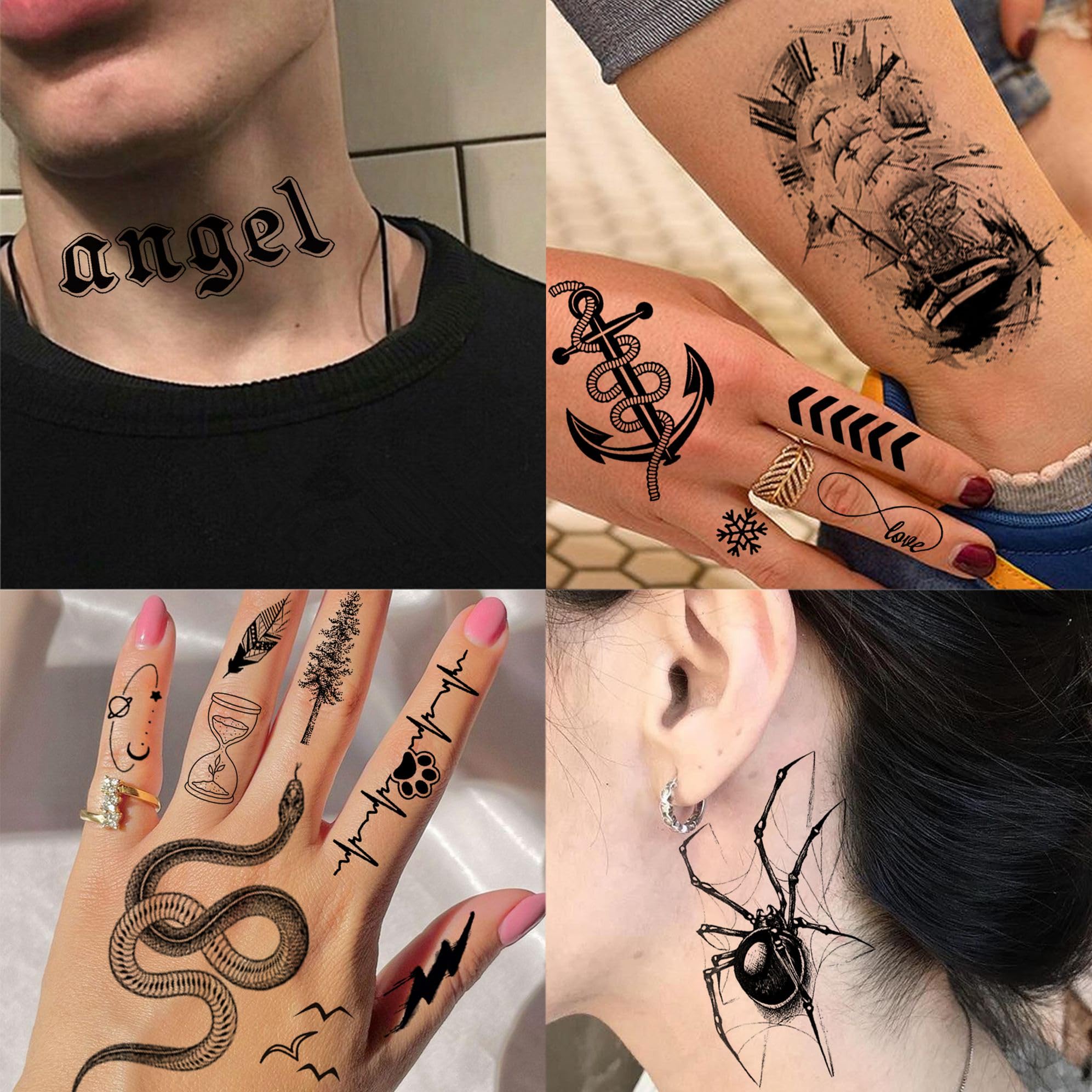 Toneoldshu waterproof long-lasting tattoos for poolside wear
