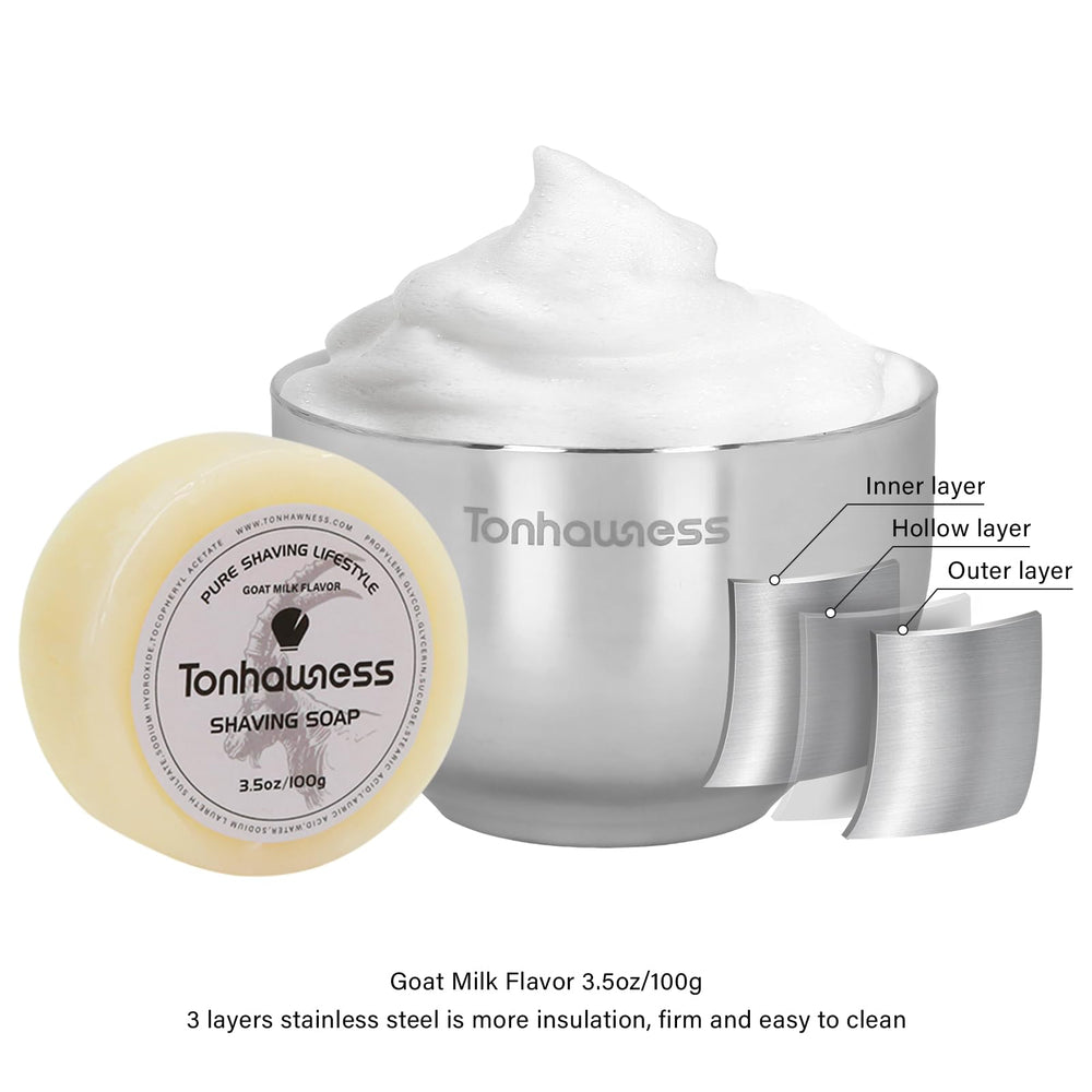 Tonhawness shaving stand ensures stable, rust-free storage for brushes