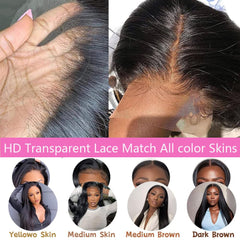TONHONK Brazilian virgin hair 200% density offers full, bounce-ready styling.