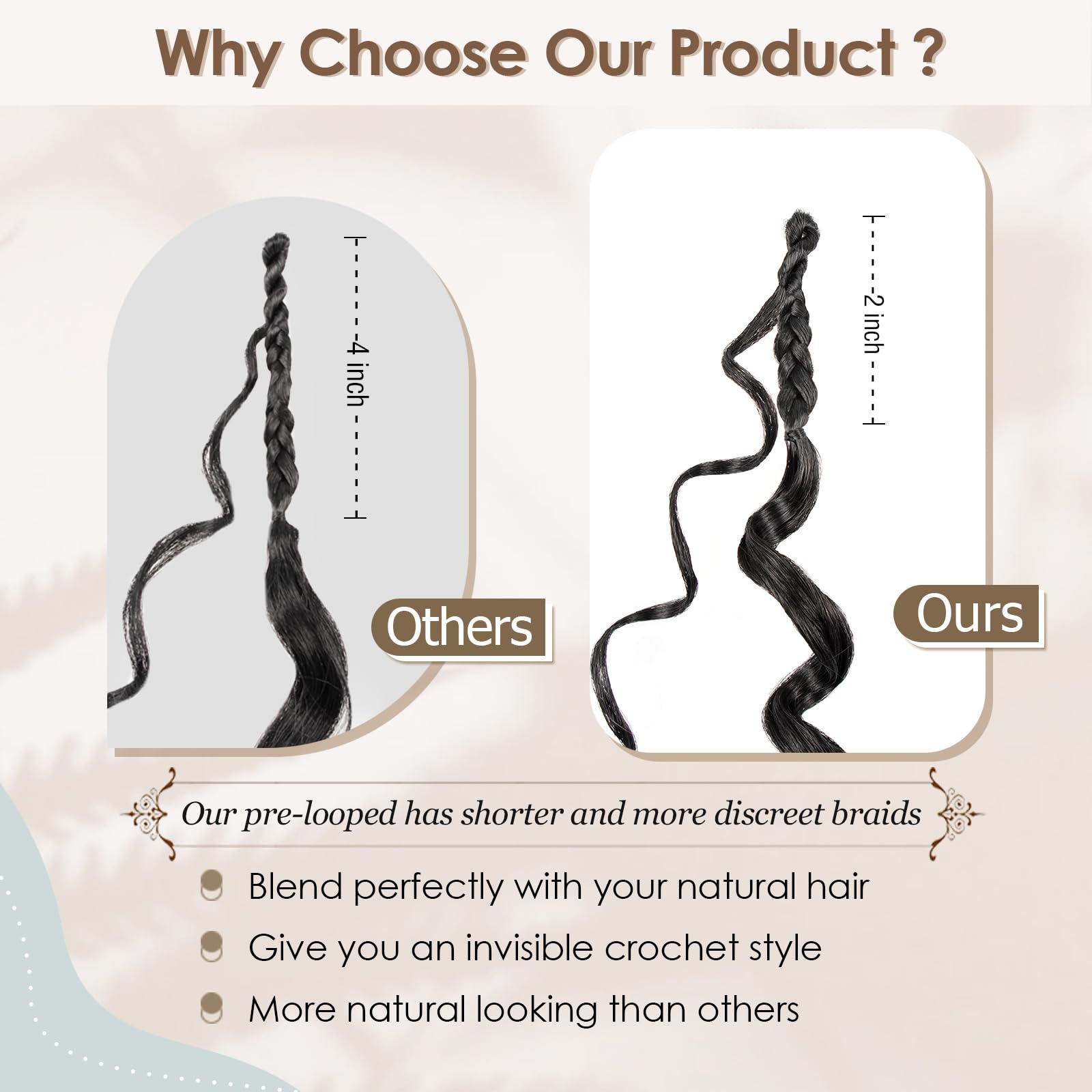 Toniola Ocean Wave Crochet Hair beach waves texture adds natural-looking volume.