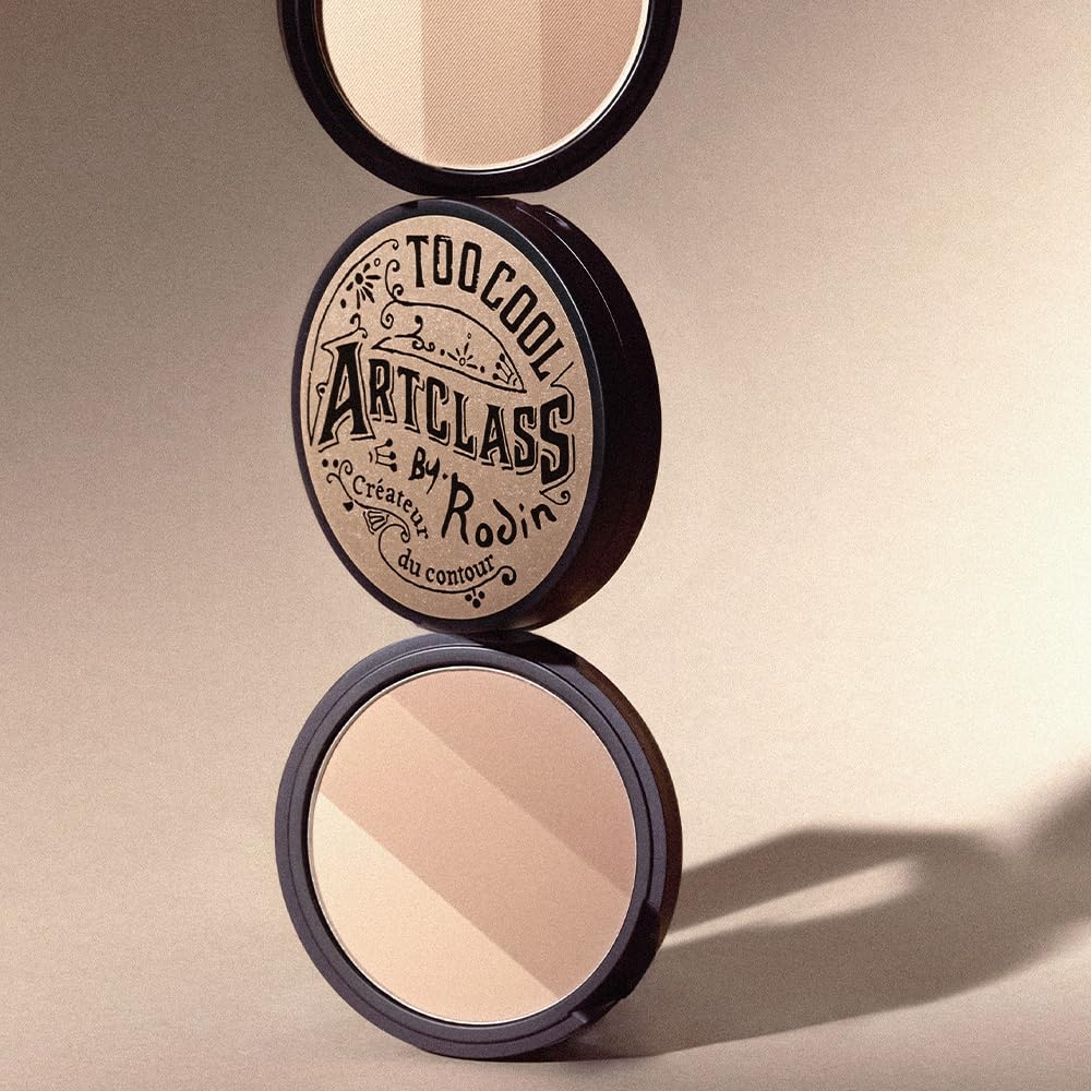 Too Cool For School Rodin Bronzer Application Demo on cheekbone.