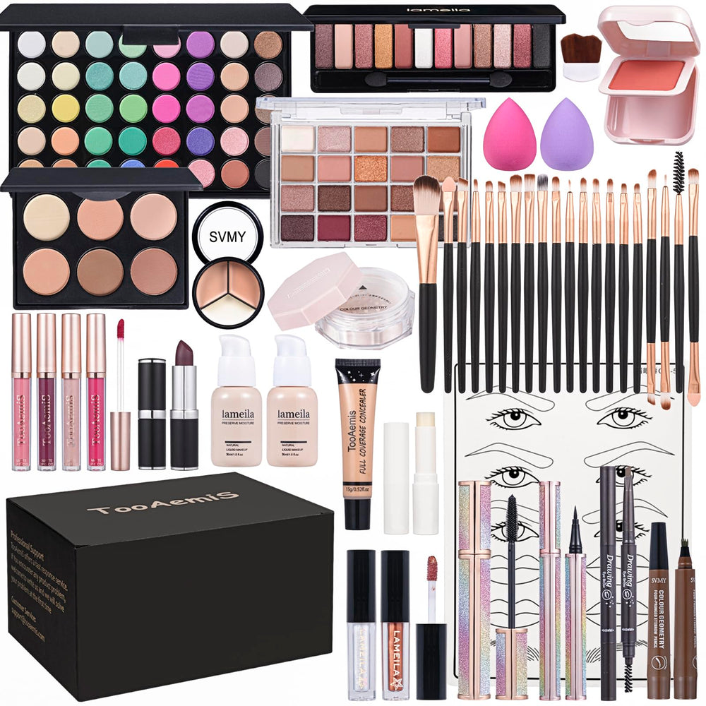 TooAemiS eyeshadow palette with 16 colors for versatile day-to-night looks