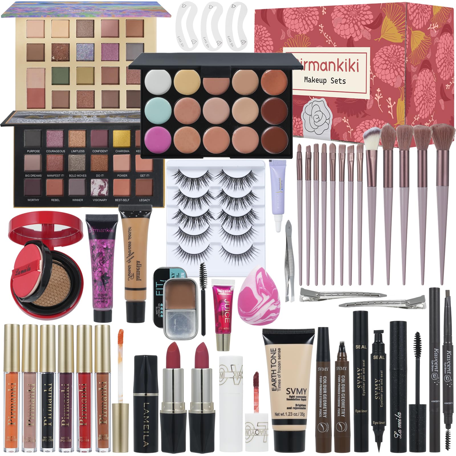 TooAemiS makeup kit in a sleek box for all in one convenience.