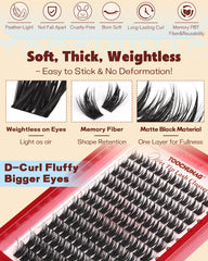 TOOCHUNAG customize eyelash extension style with mixed lengths