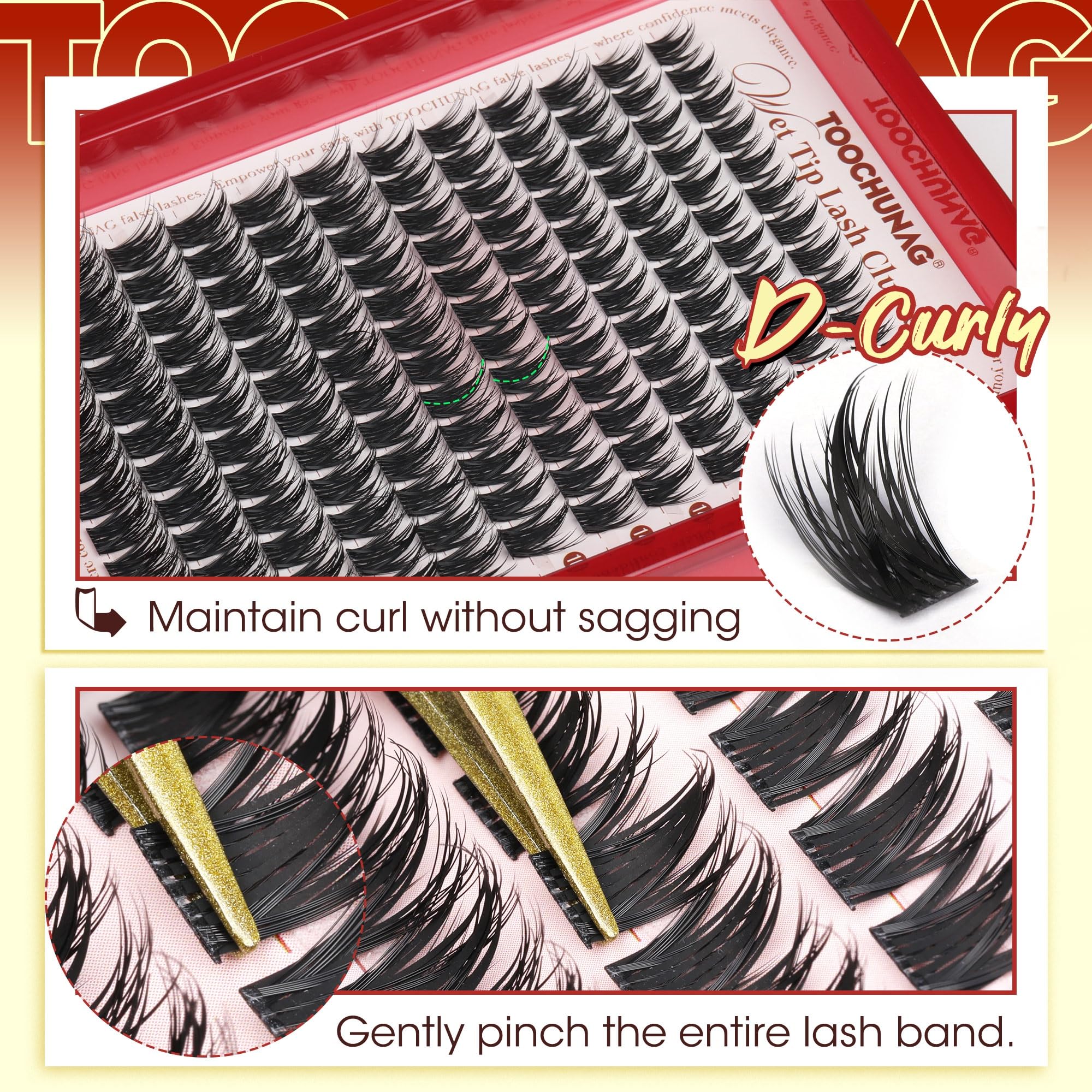 TOOCHUNAG precision tweezers enable easy placement of clusters