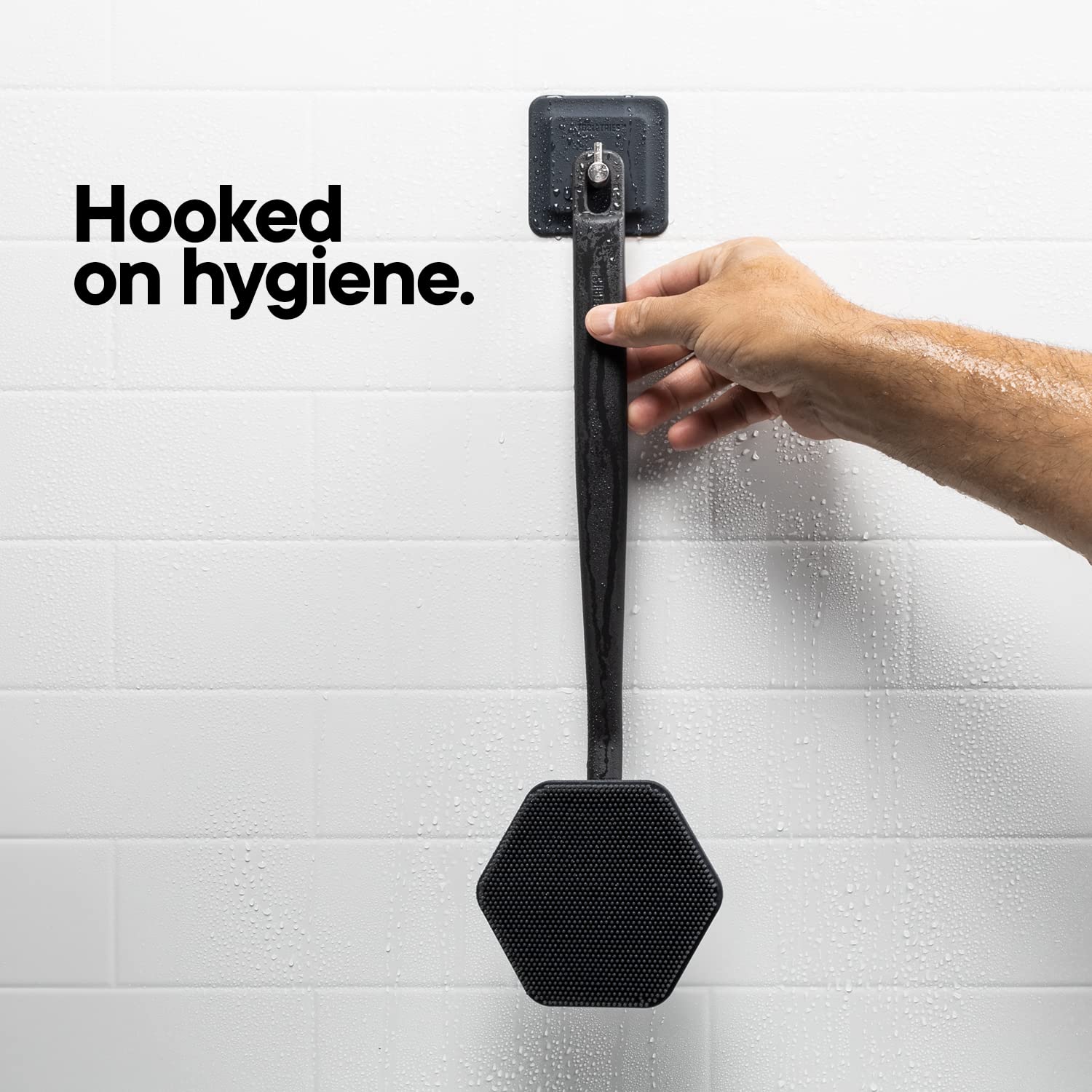 Tooletries back-scrubber dry storage keeps it ready for travel.