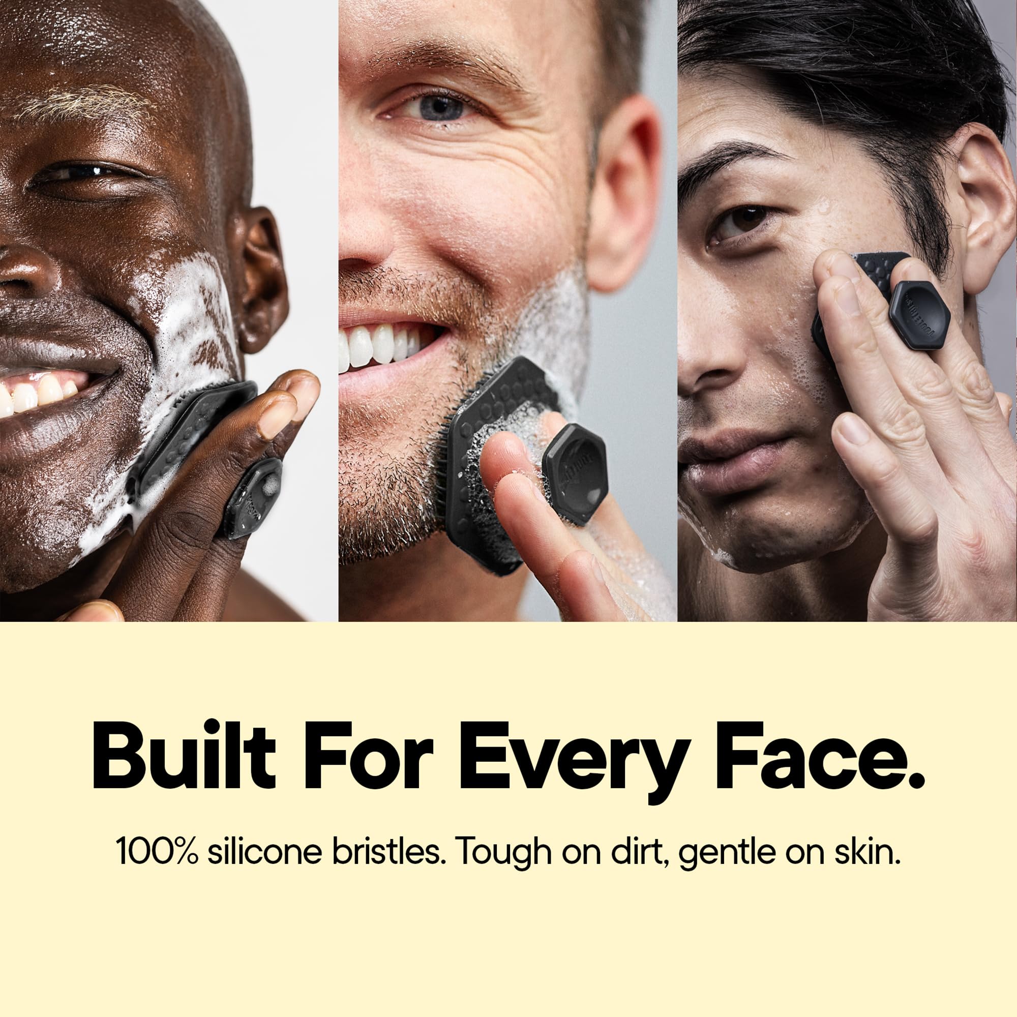 TOOLETRIES gift-ready men's scrubber signals a stylish, practical grooming gift.