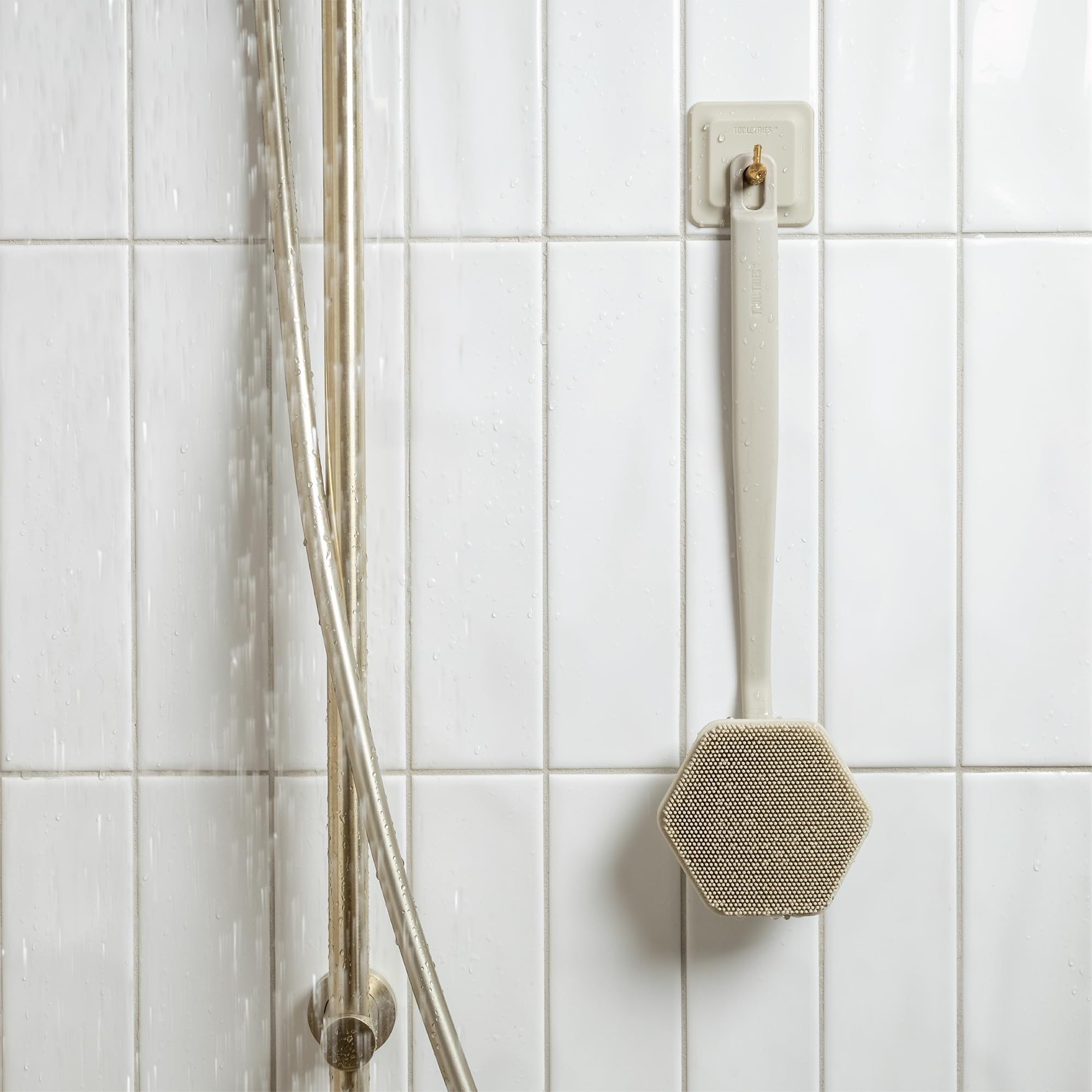 TOOLETRIES back-scrubber offers a hygienic, long-lasting grooming solution.