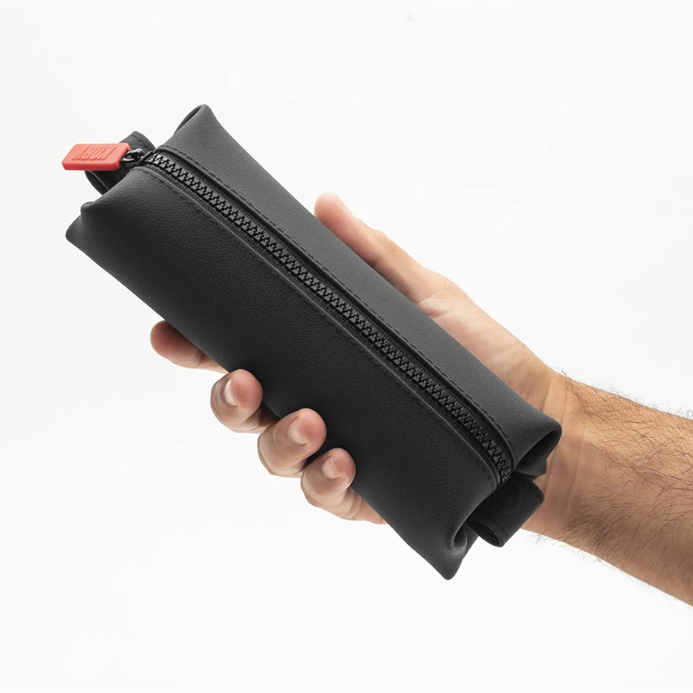 TOOLETRIES Koby Mini size dimensions 8.5 by 2.75 by 2 inches for compact packing.