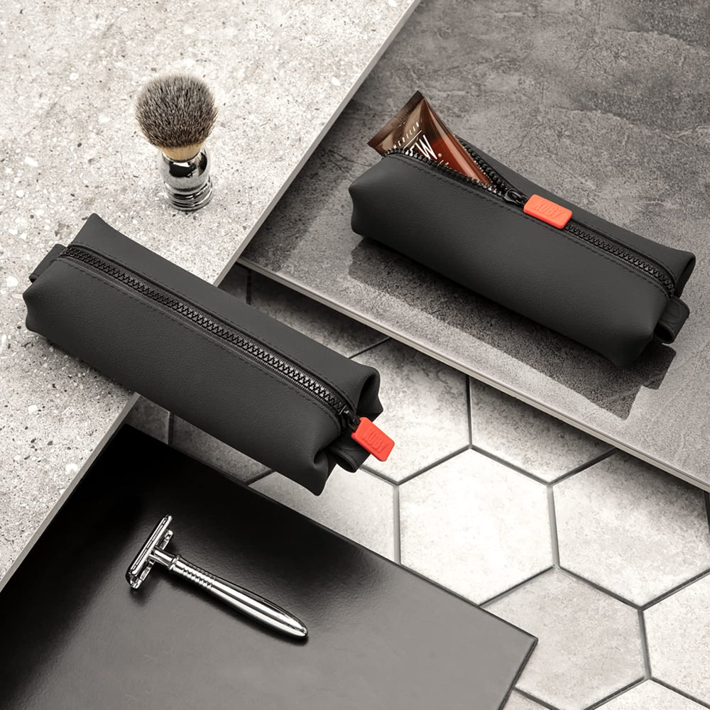 TOOLETRIES Koby Mini open compartment demonstrating organized space for daily essentials.