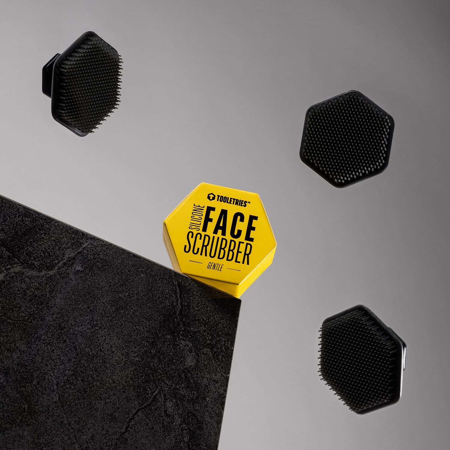 TOOLETRIES daily-use masculine grooming tool supports consistent skincare routine.