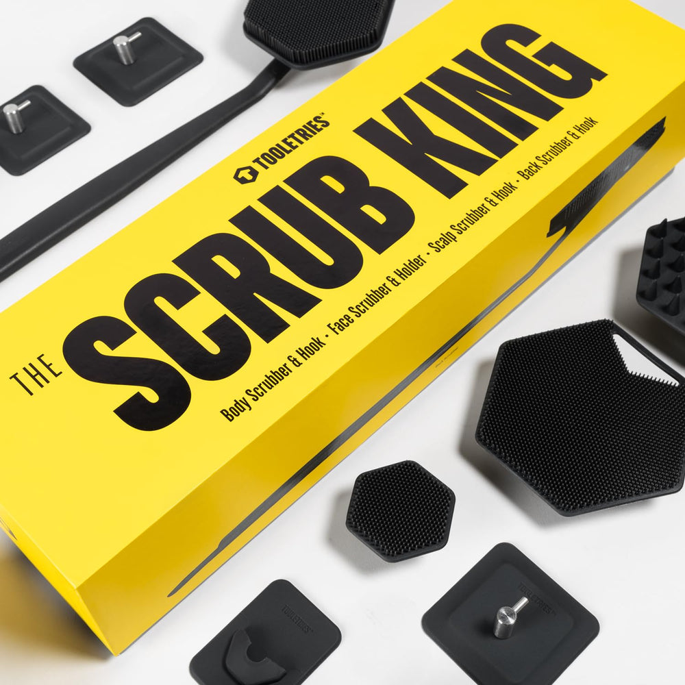 TOOLETRIES Scrub King hooks for organized shower storage