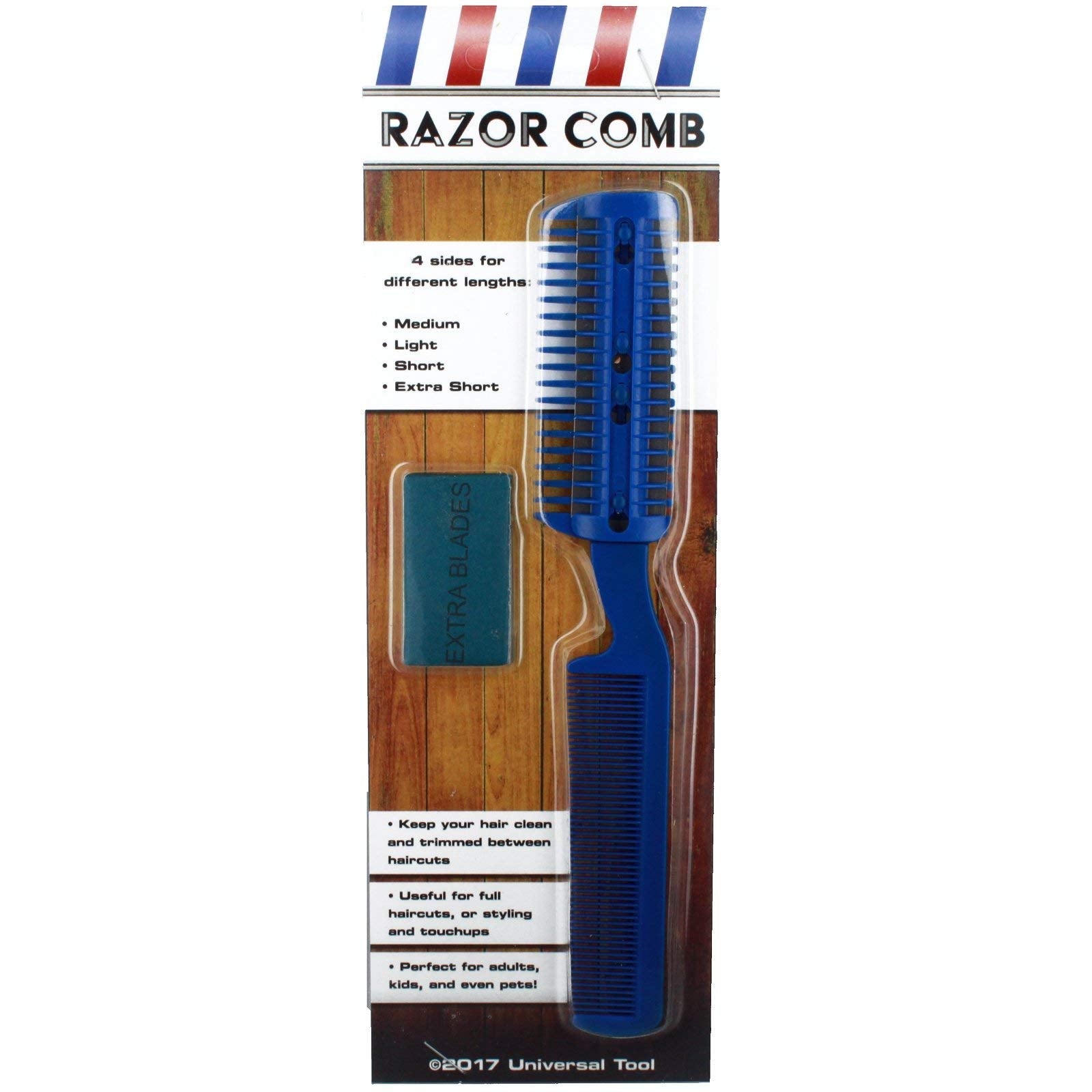 ToolTreaux universal hair cutter razor comb at-home use enables quick DIY grooming