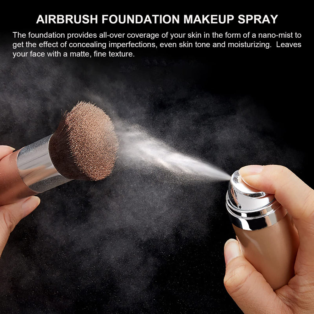 Topcent airbrush foundation brush for smooth, even application.