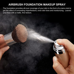 Topcent airbrush foundation brush for smooth, even application.